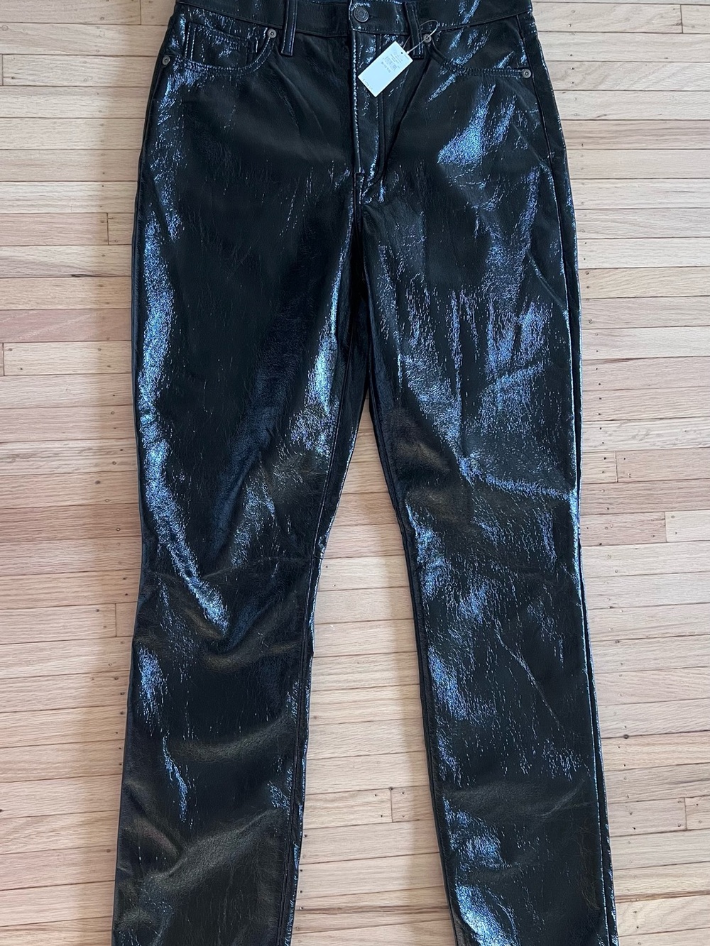 GAP Black Shiny Coated Jeans